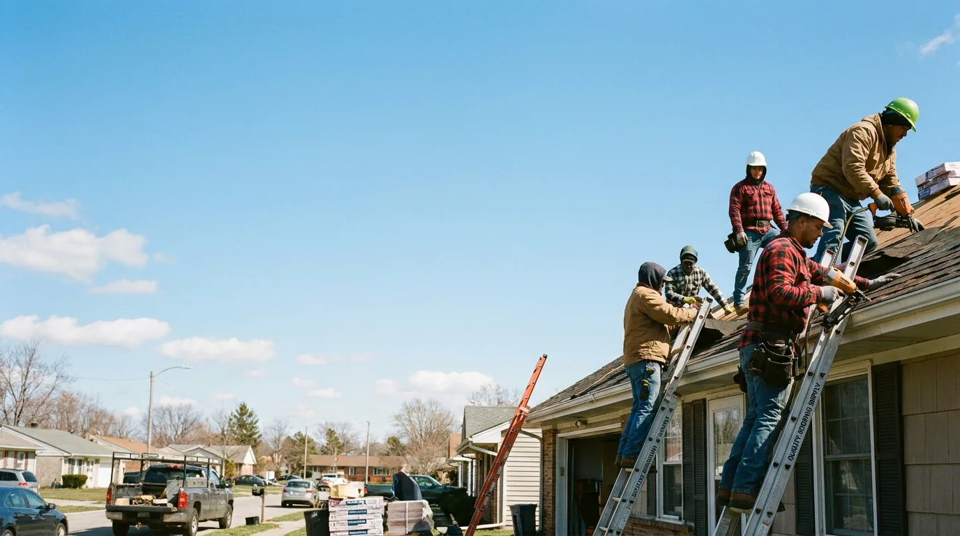 Roofing in Melvin, IL near me